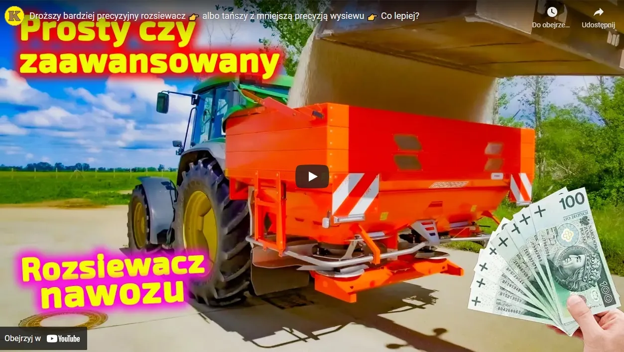 Precyzyjny rozsiewacz nawozów Gaspardo PRIMO