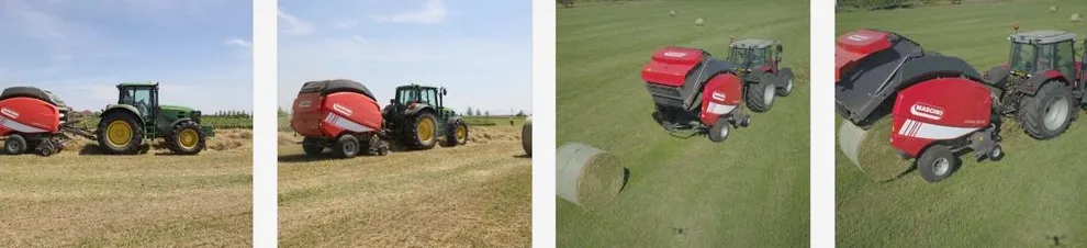 Prasa zmiennokomorowa Gaspardo EXTREME HTC 365 podczas pracy